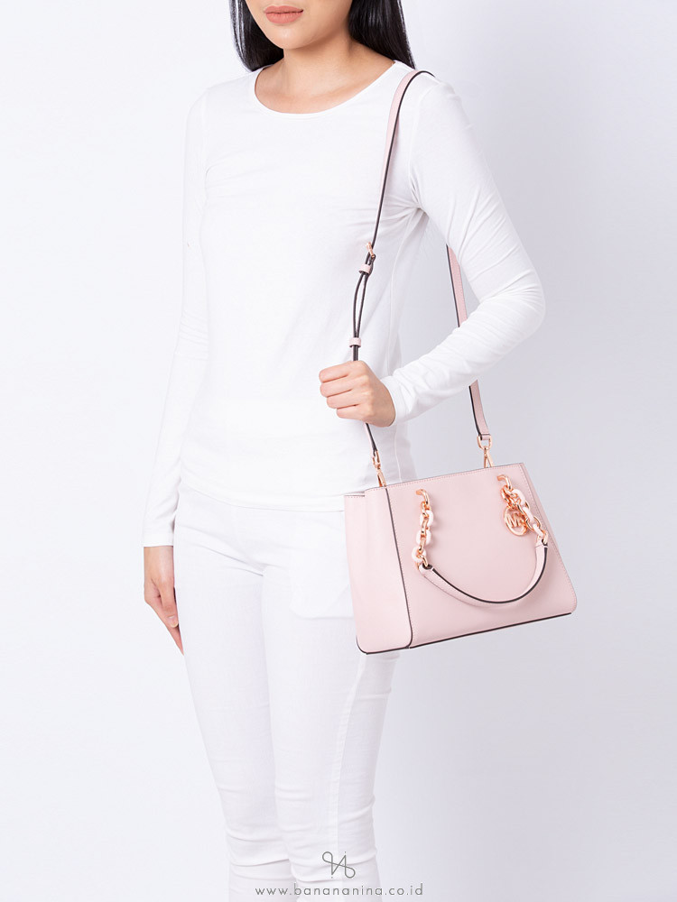 MICHAEL KORS Sofia Saffiano Large Tote Blossom