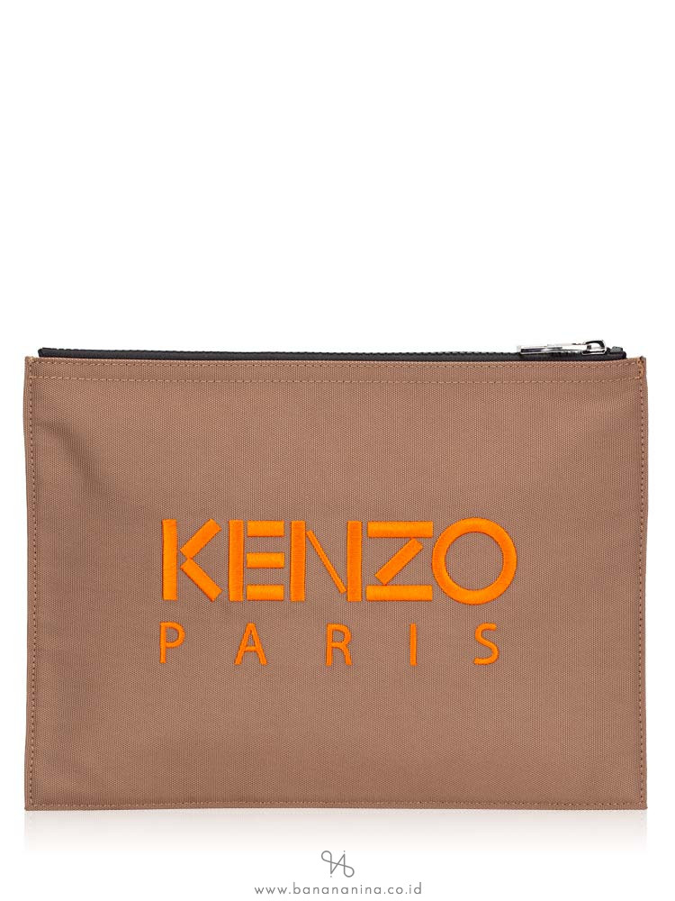 KENZO Tiger High Summer A4 Clutch Beige