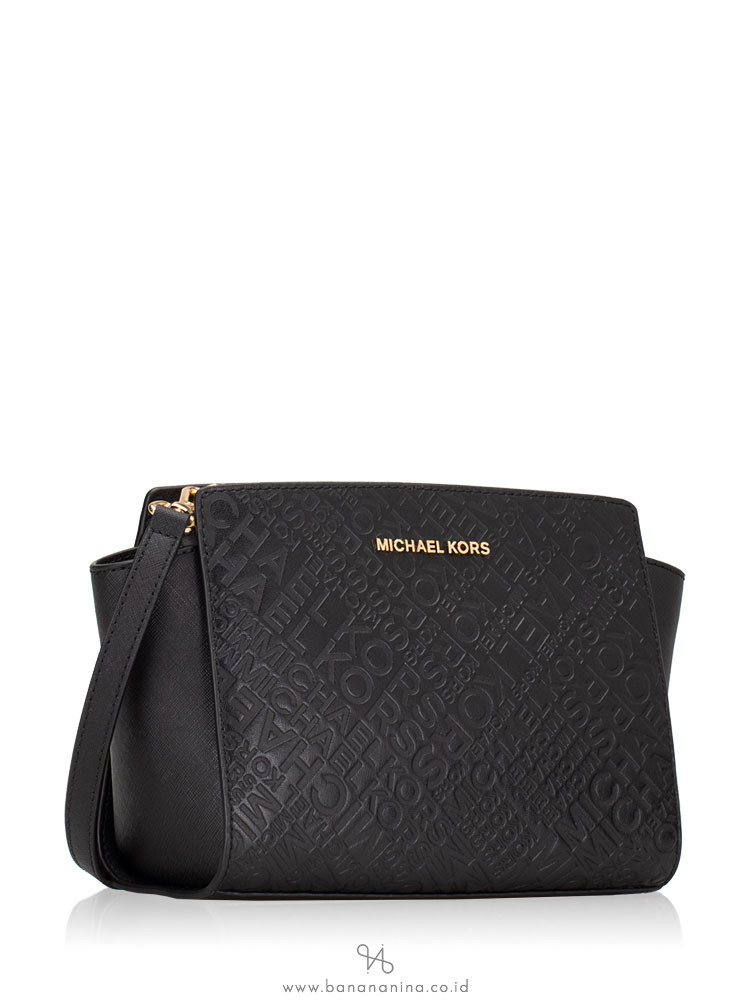Michael Kors Selma Embossed Leather