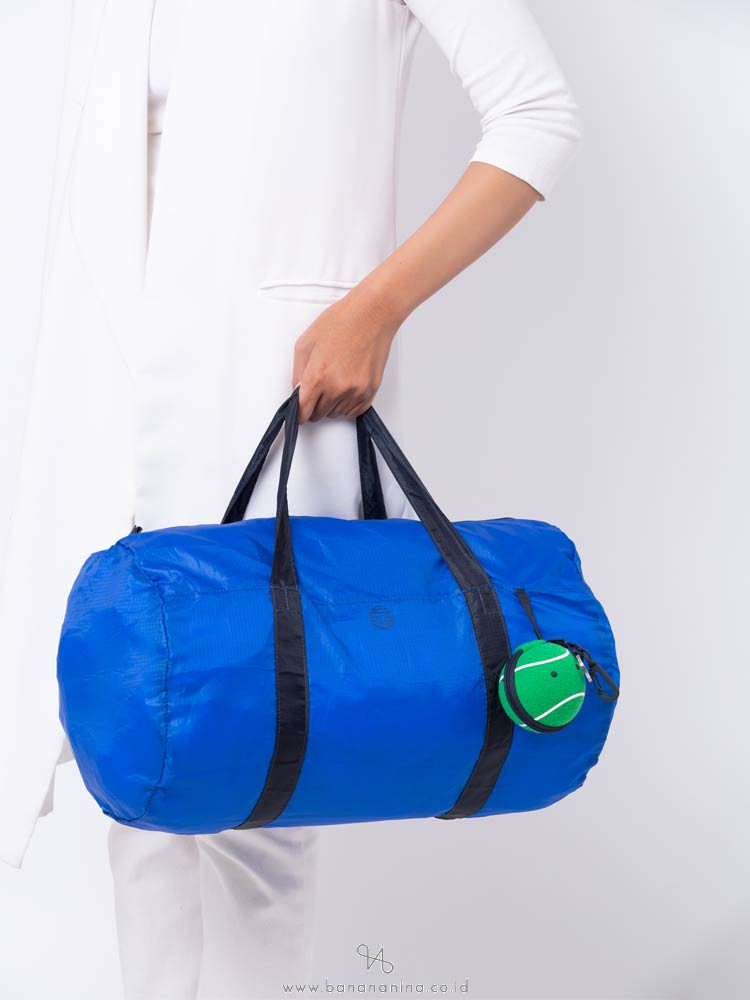 TORY BURCH Packable Mini Duffle Bag Bright Cobalt