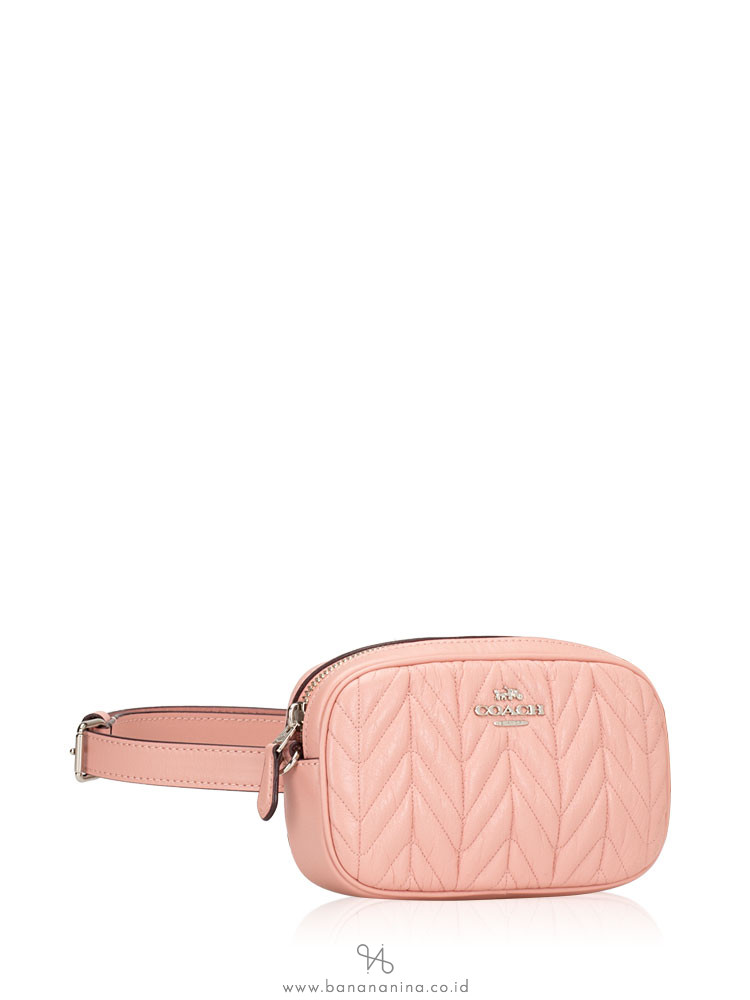 COACH 38678 Quilted Leather Belt Bag Petal
