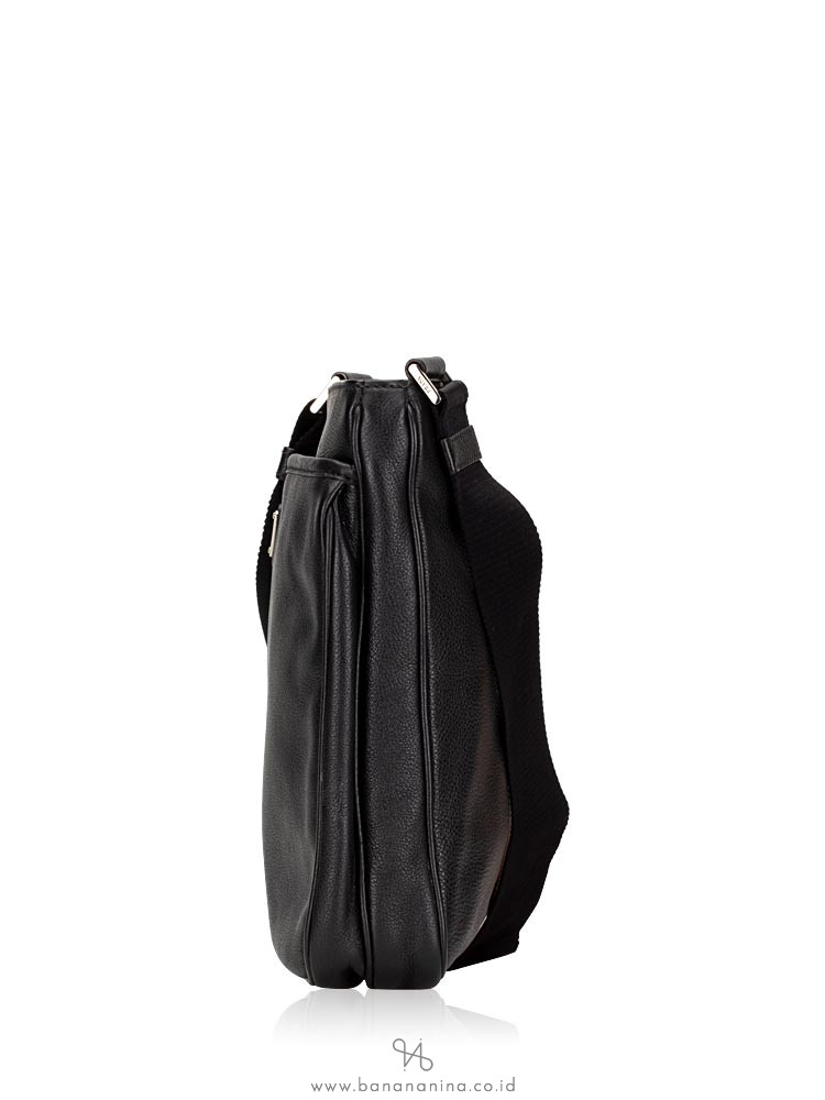 PRADA Men 2VH019 Vitello City Bandoliera Nero