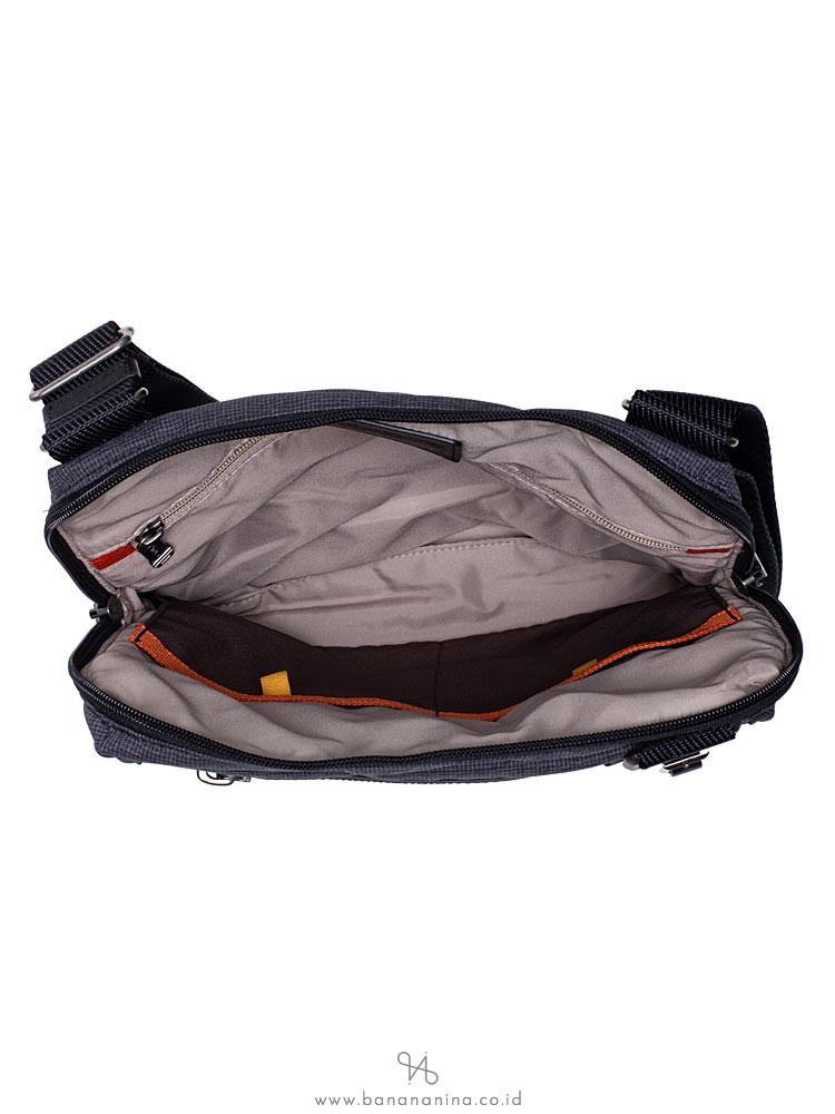 TUMI Men Fremont Eastern Zip Top Flap Crossbody Grey