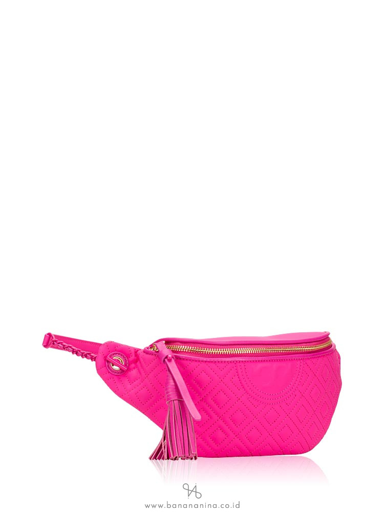TORY BURCH Fleming Matte Belt Bag Crazy Pink