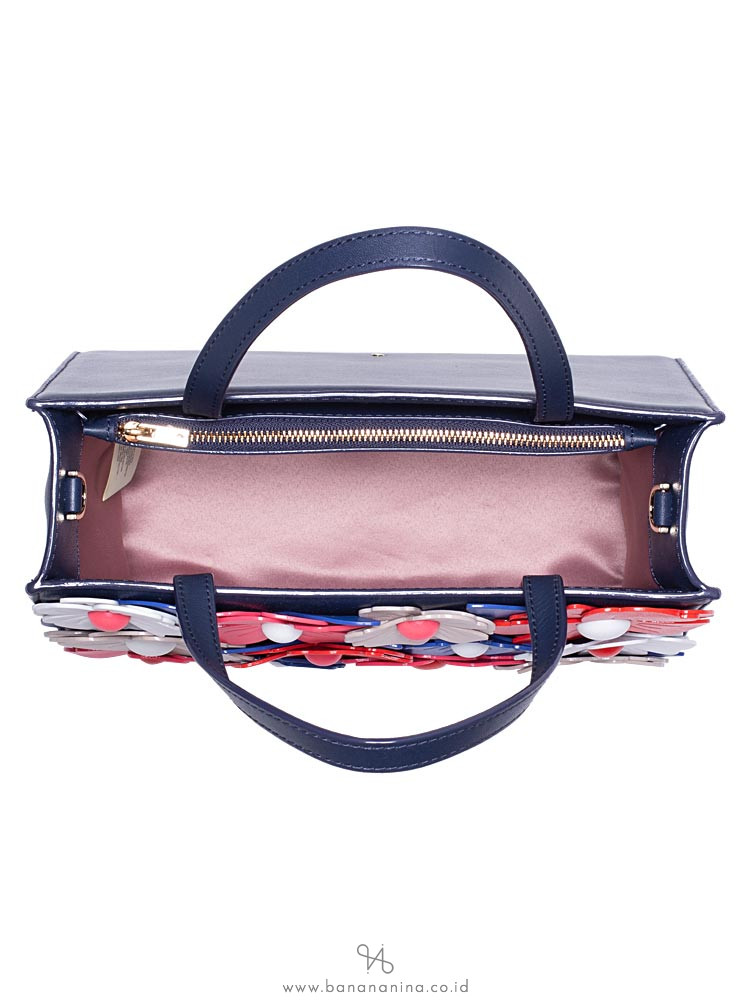 KATE SPADE Madison Daisy Lane Sam Satchel Blazer Blue Multi