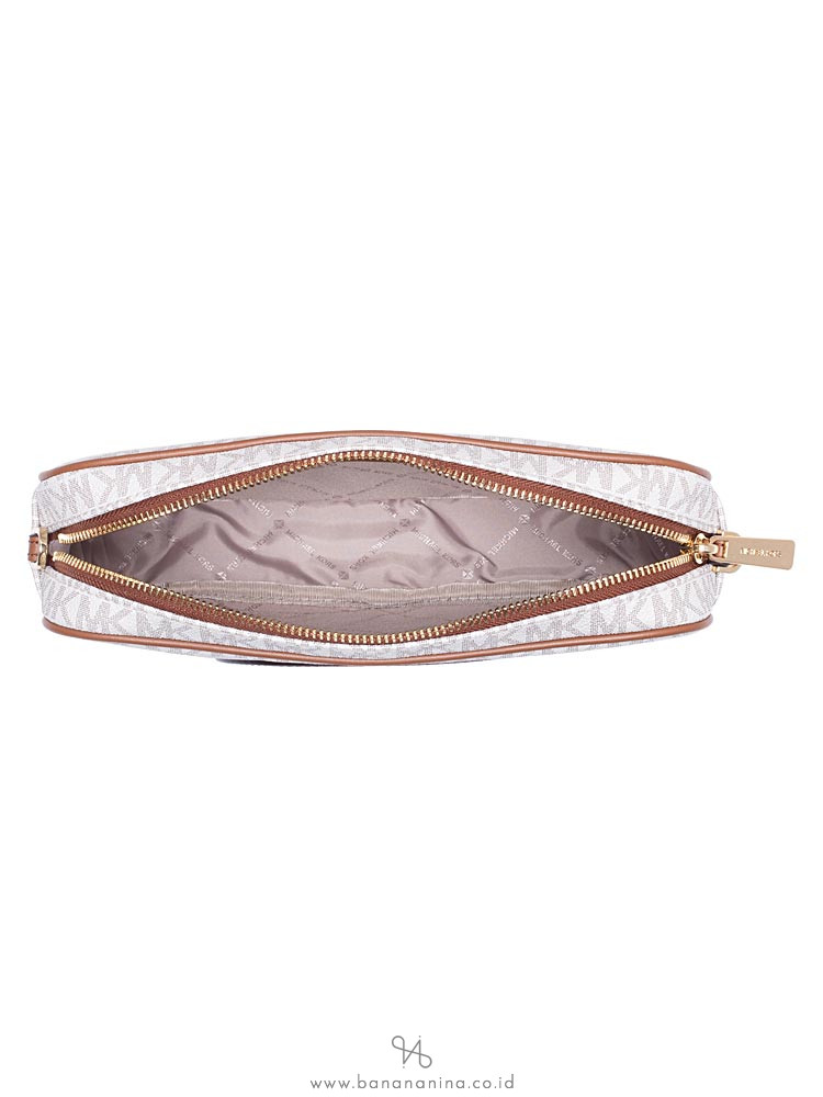 MICHAEL KORS Fulton Monogram Sport Logo Large Crossbody Vanilla