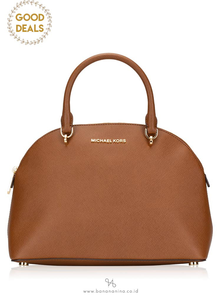 MICHAEL KORS Emmy Large Dome Zip Satchel Luggage