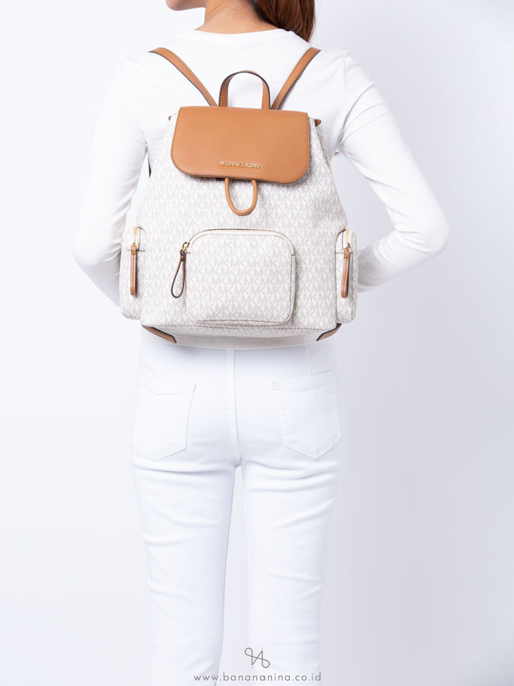 michael kors abbey vanilla backpack