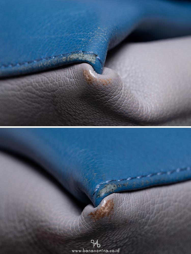 GIVENCHY Antigona Envelope Clutch Blue Grey