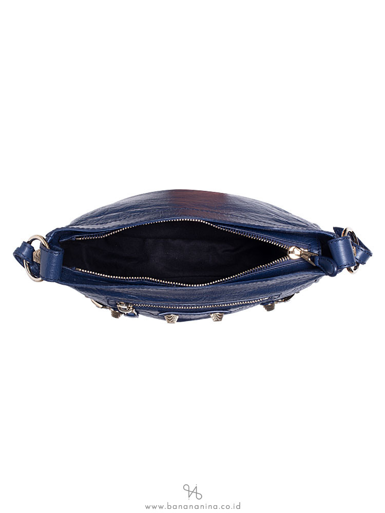 BALENCIAGA Giant 12 Gold Hip Crossbody Bleu Nuit