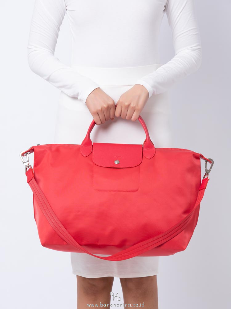 LONGCHAMP Le Pliage Neo Large SH Peony