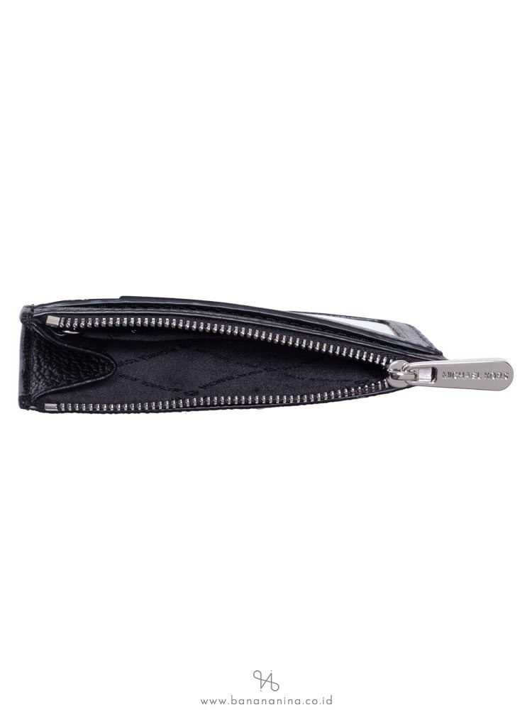 MICHAEL KORS Fulton Signature Small Zip ID Coin Pouch Black