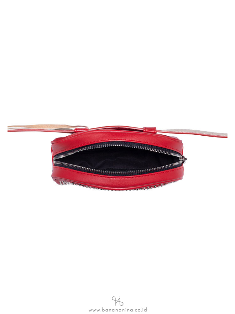 STEVE MADDEN W-Studly Studded Belt Bag Red