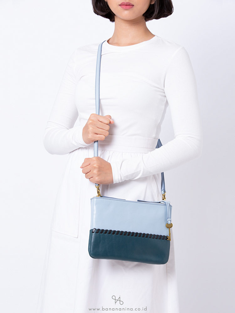 fossil devon crossbody black