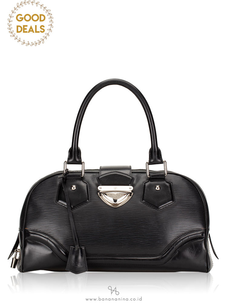 LOUIS VUITTON Epi Montaigne GM Black