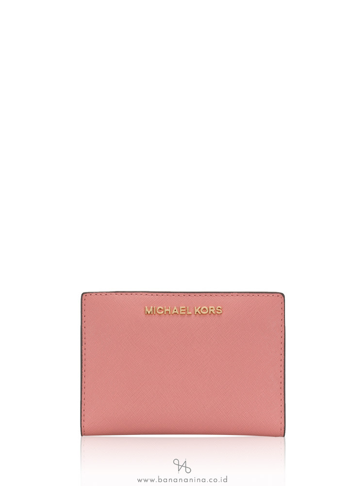 MICHAEL KORS Jet Set Medium Card Case Rose