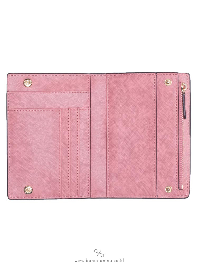 MICHAEL KORS Jet Set Medium Card Case Rose