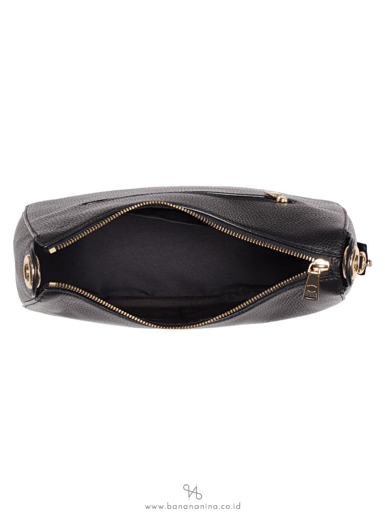 COACH 77980 Jes Leather Hobo Black