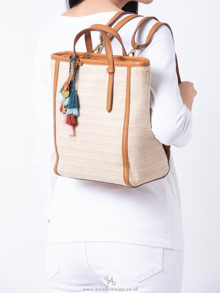 FOSSIL ZB7738269 Camilla Small Backpack Wheat