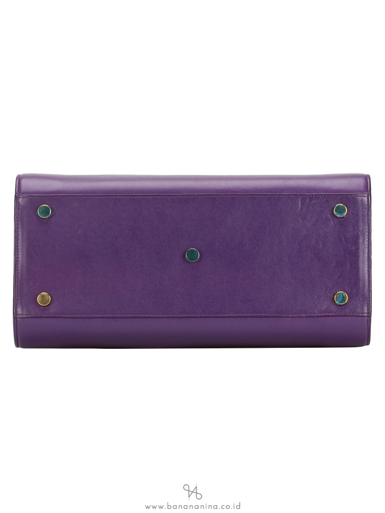 SAINT LAURENT Small Sac De Jour Purple