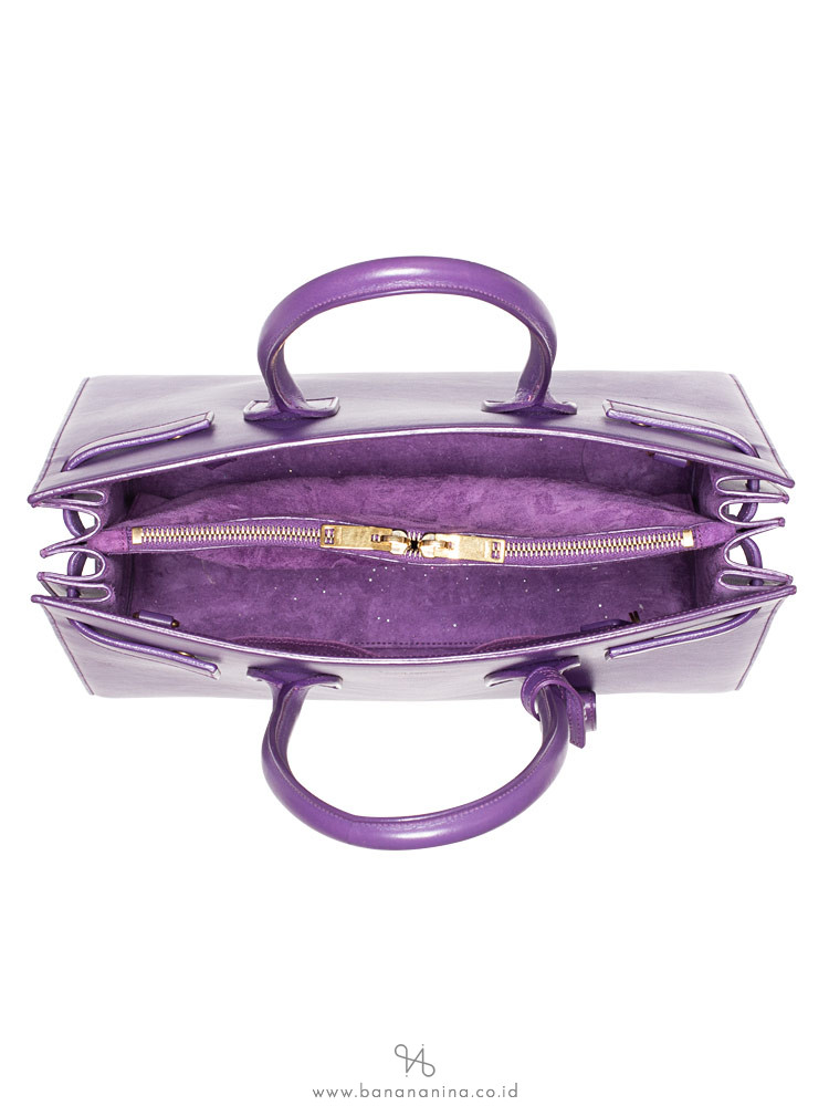 SAINT LAURENT Small Sac De Jour Purple