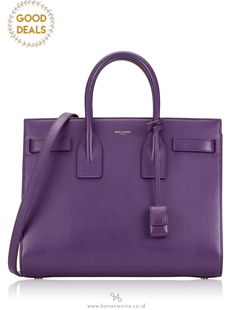 SAINT LAURENT Small Sac De Jour Purple