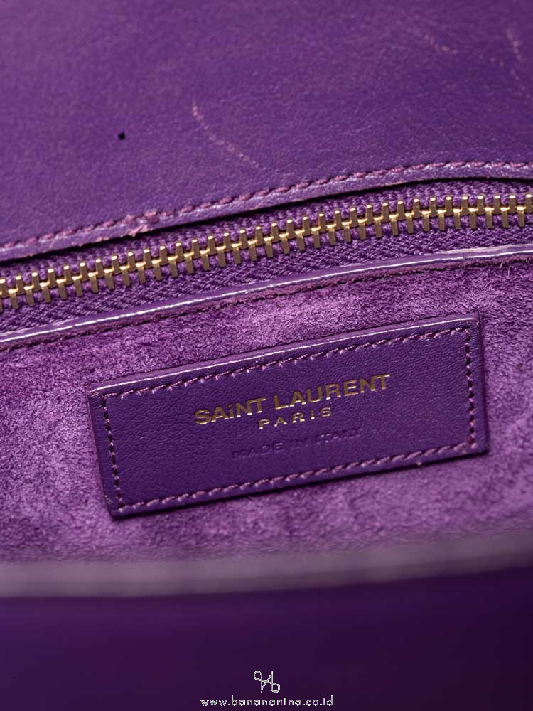 SAINT LAURENT Small Sac De Jour Purple