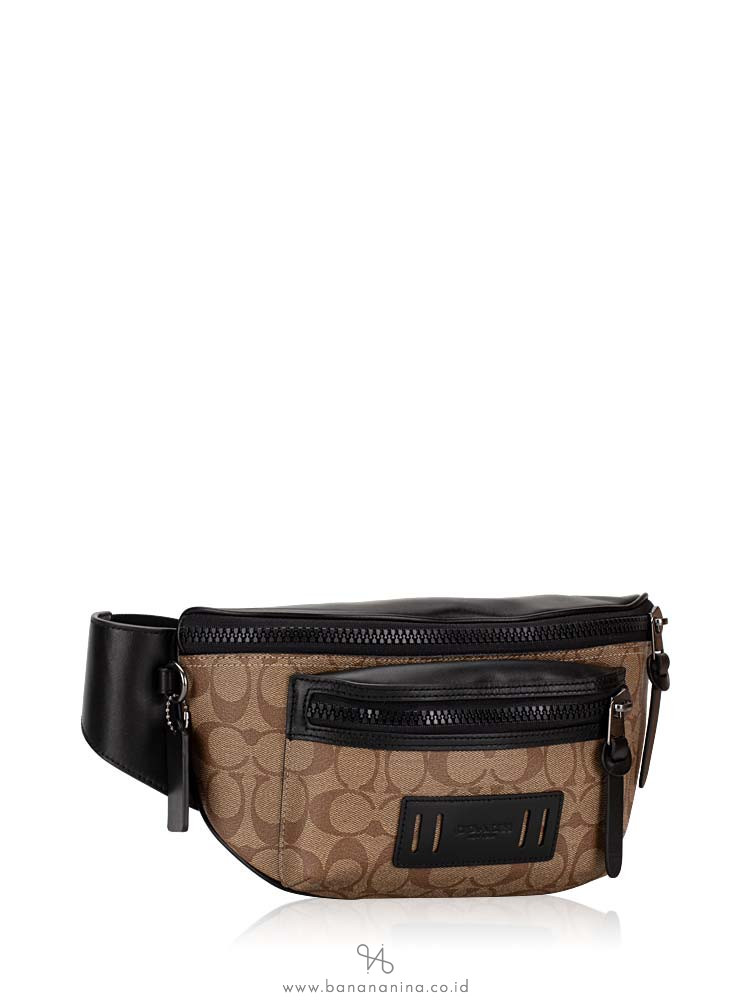 COACH Men 78727 Signature Terrain Belt Bag Tan