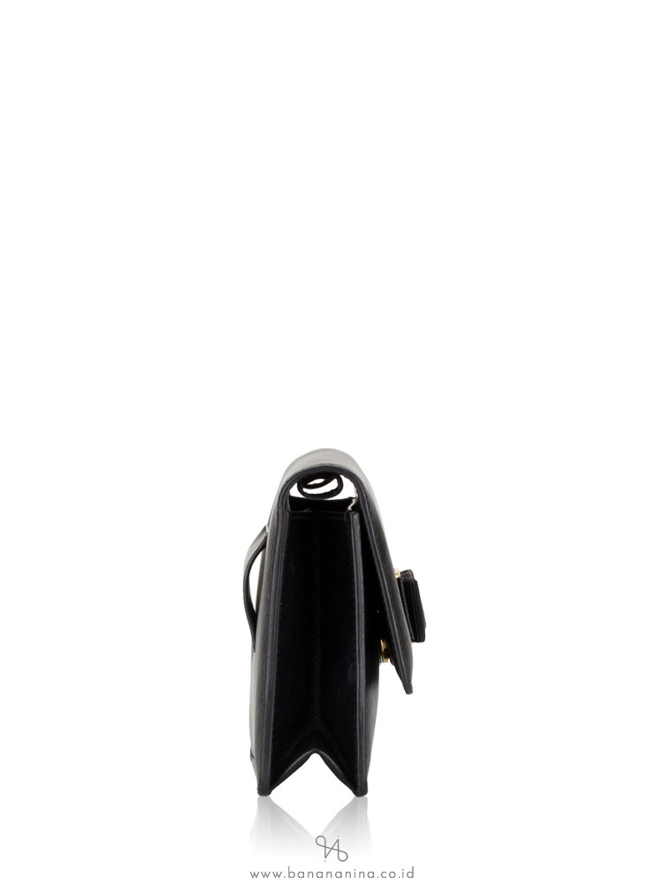 SALVATORE FERRAGAMO Vara Bow Mini Crossbody Black