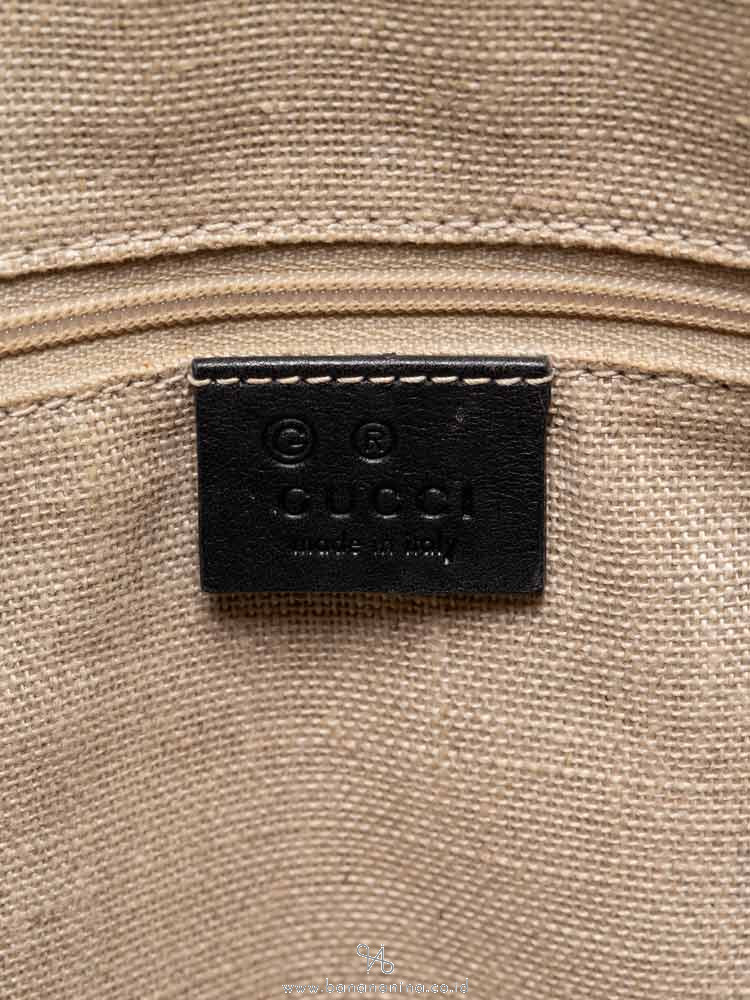 GUCCI Micro Guccissima Medium Dome Satchel Black