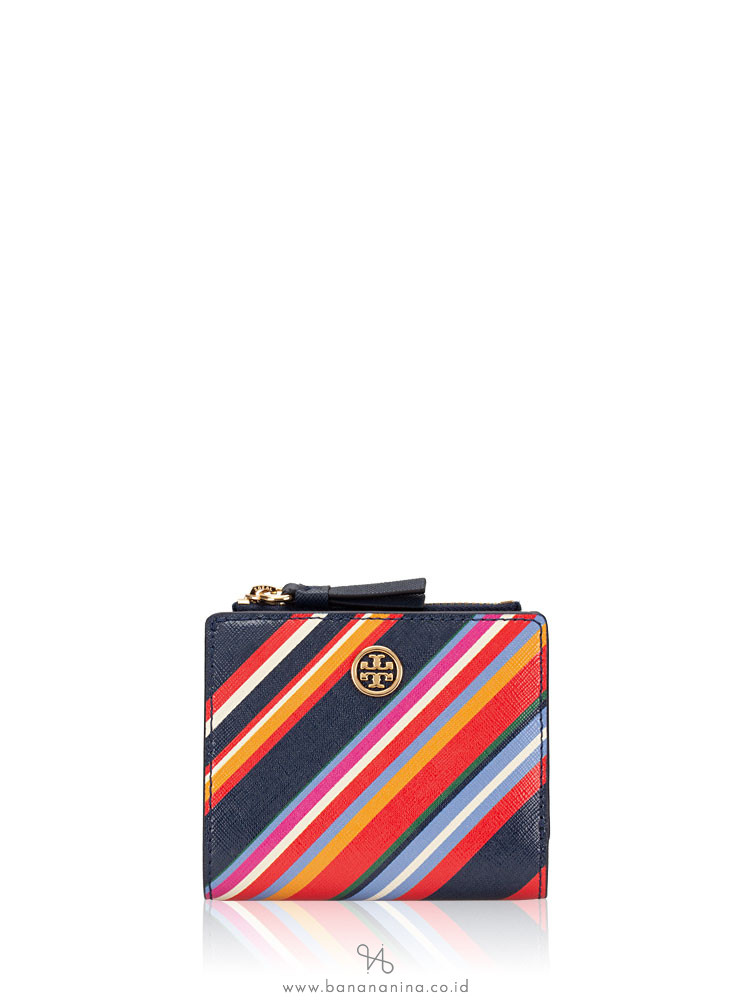 TORY BURCH Emerson Mini Wallet Vivid Stripe