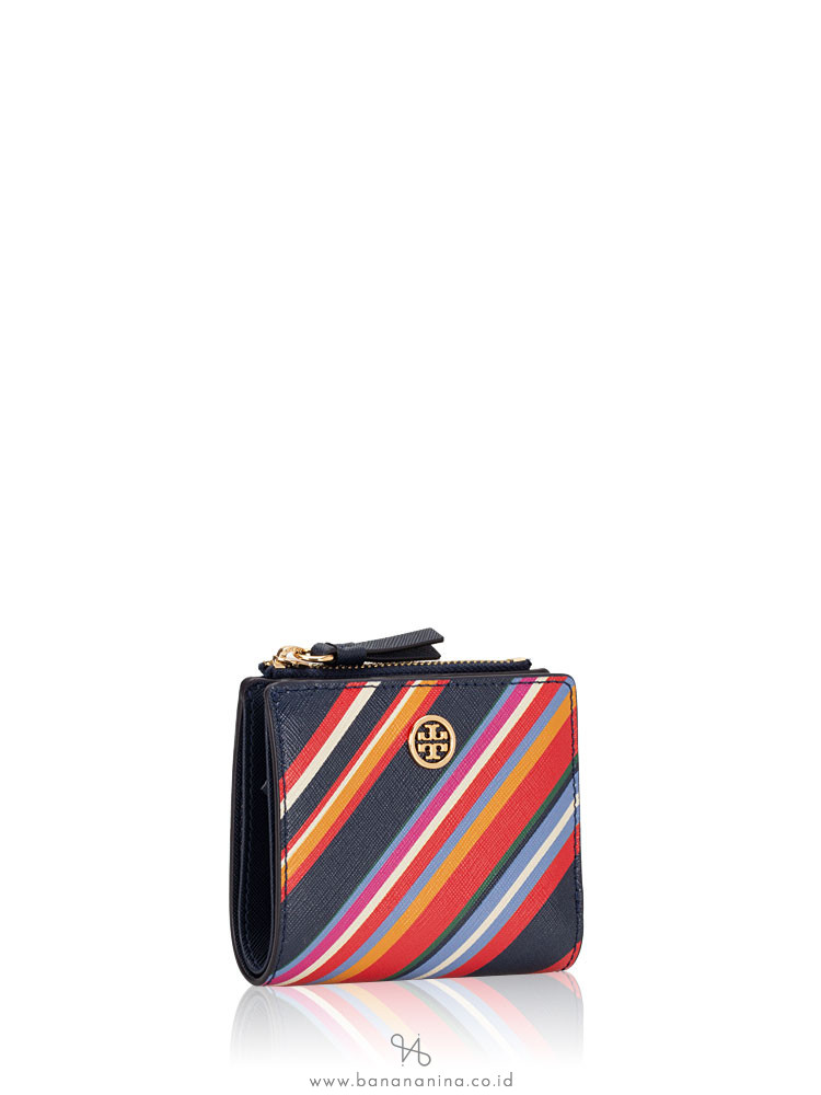 TORY BURCH Emerson Mini Wallet Vivid Stripe