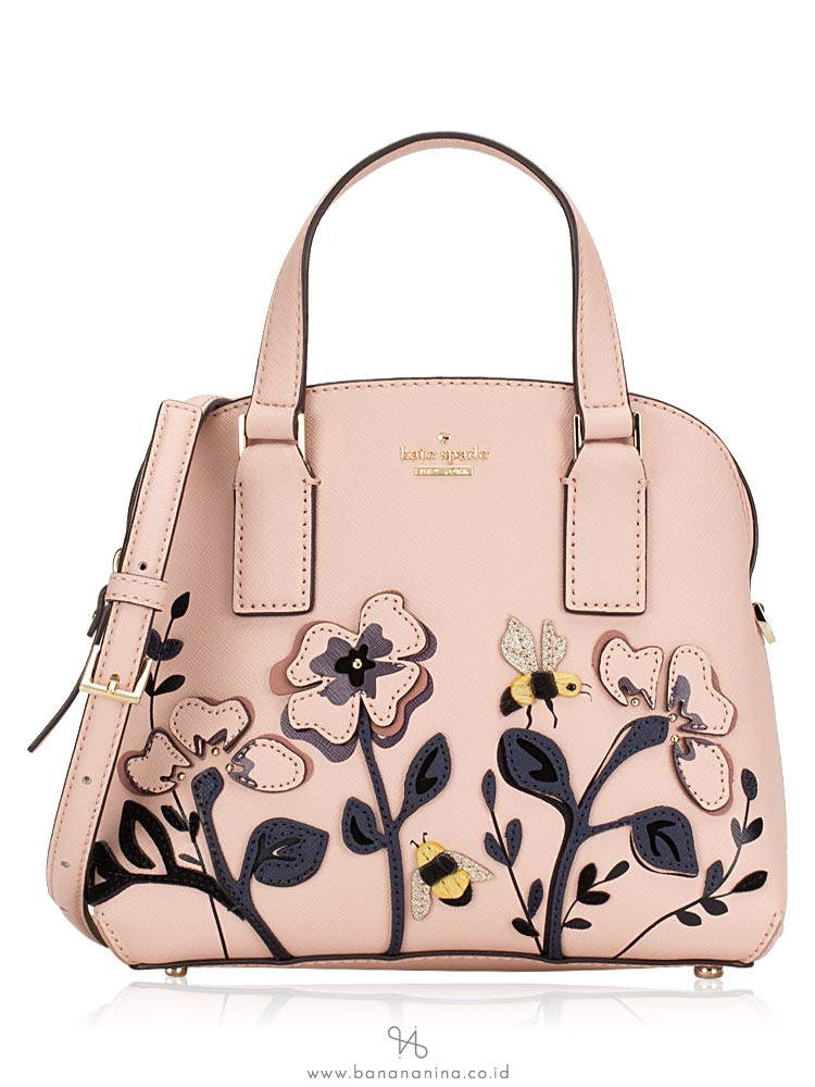 KATE SPADE Blossom Drive Small Lottie Satchel Warm Vellum