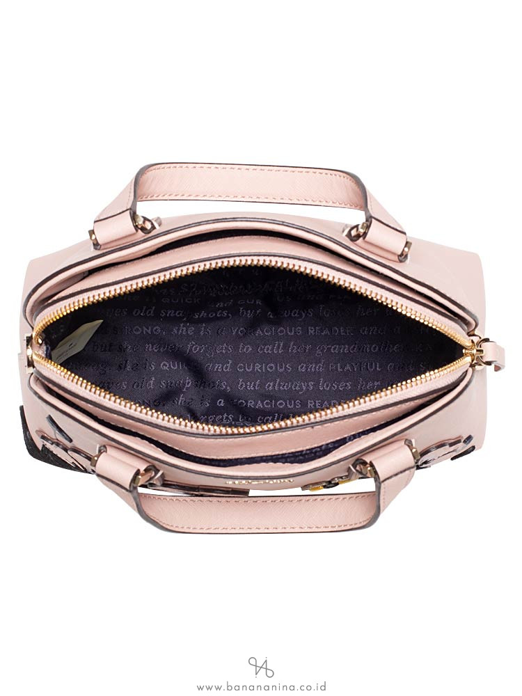 KATE SPADE Blossom Drive Small Lottie Satchel Warm Vellum