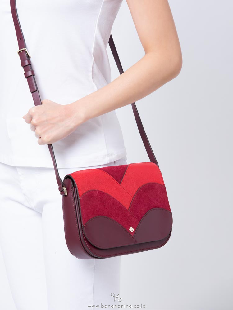 nadine patchwork medium flap shoulder bag
