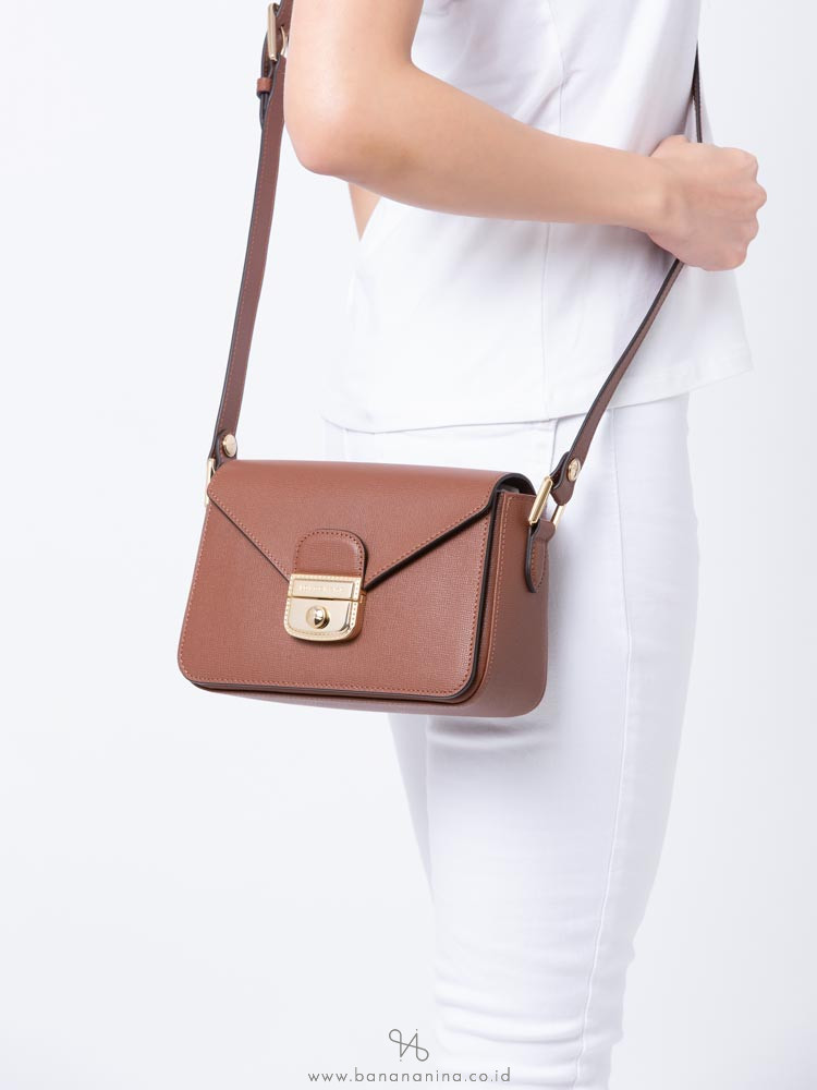 LONGCHAMP Heritage Small Crossbody Cognac