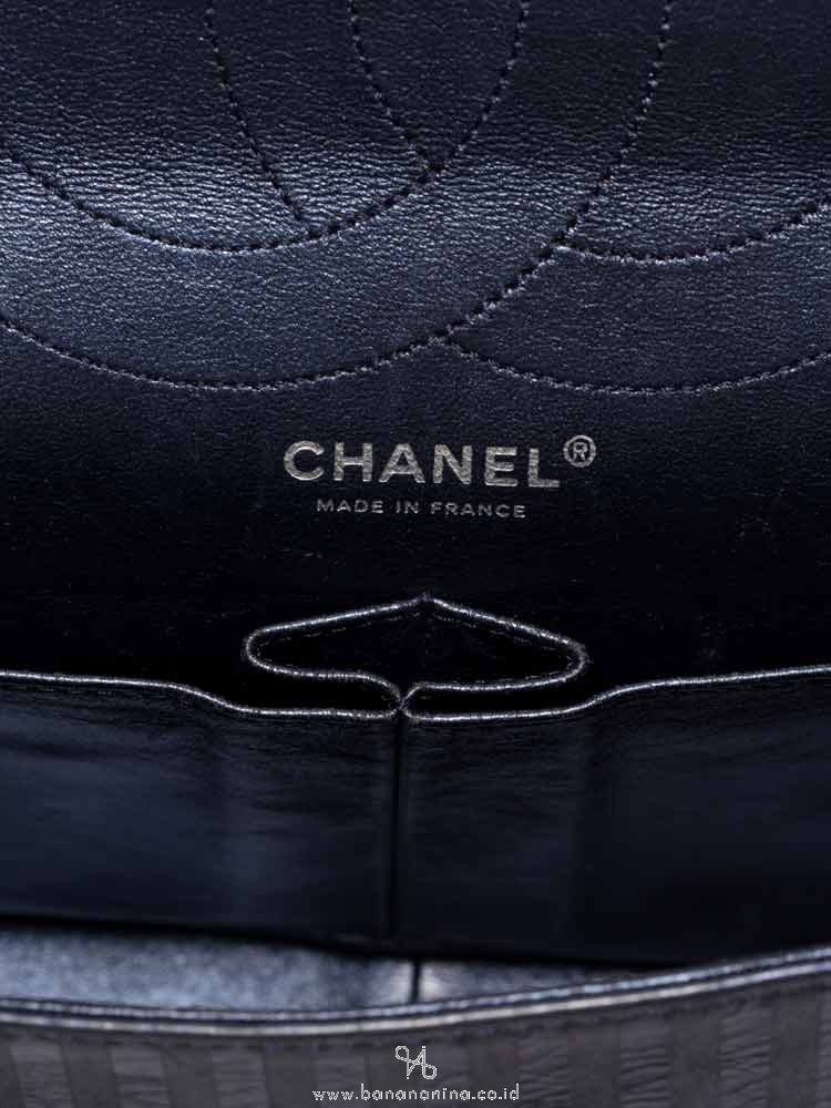 CHANEL 2.55 Reissue Metallic Calfskin Flap Bag Blue