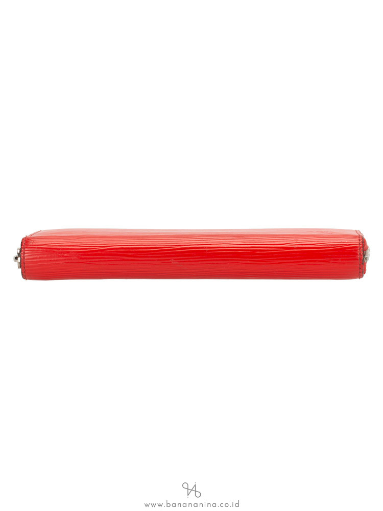 LOUIS VUITTON Epi Zippy Wallet Coquelicot