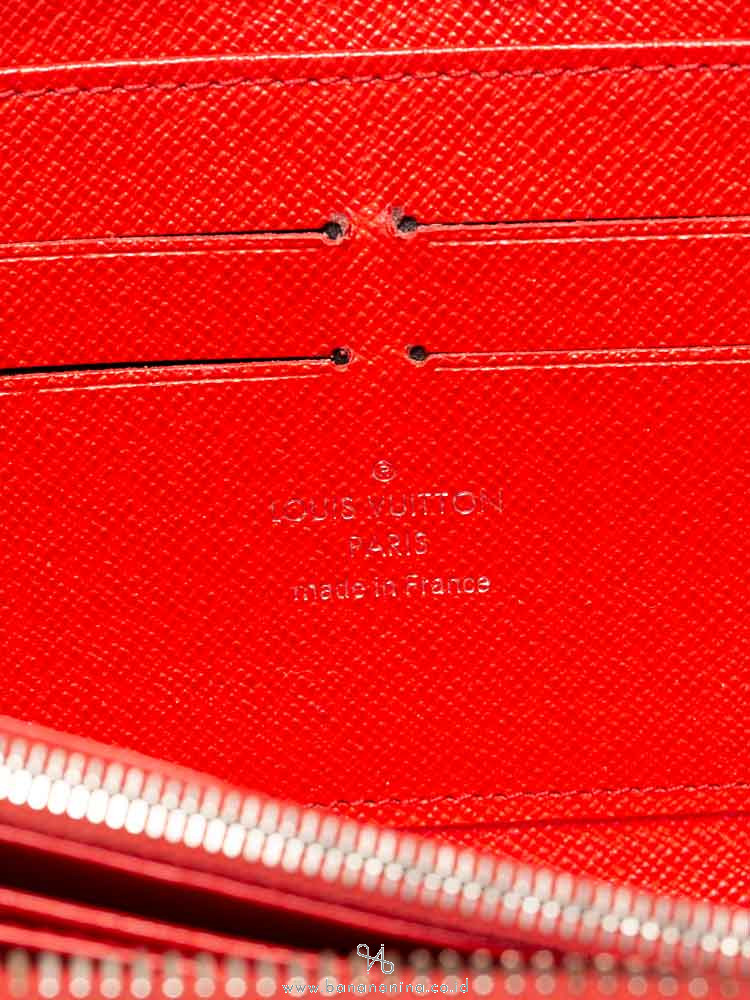LOUIS VUITTON Epi Zippy Wallet Coquelicot