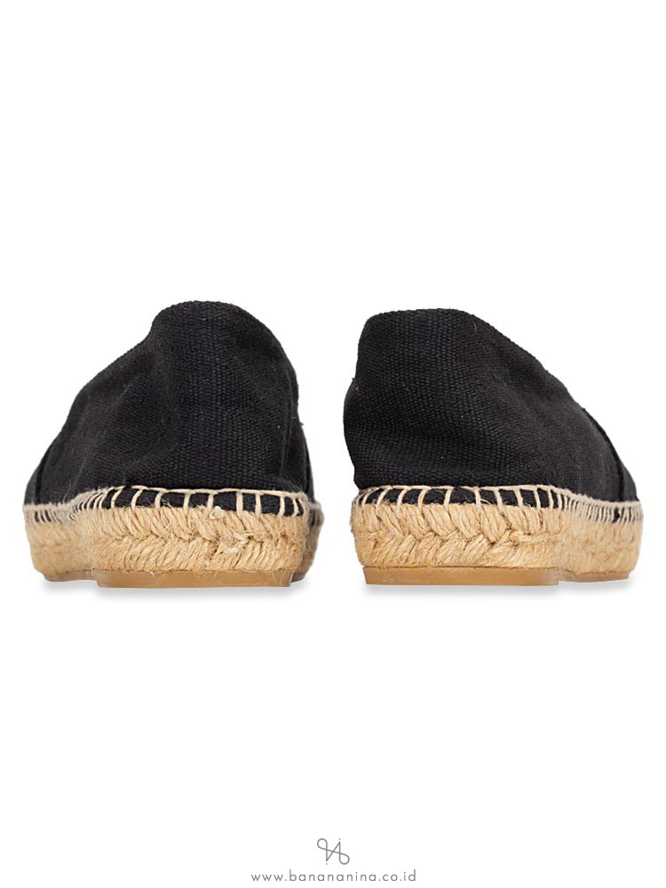 KENZO Uni Logo Espadrille Flats Black Sz 38