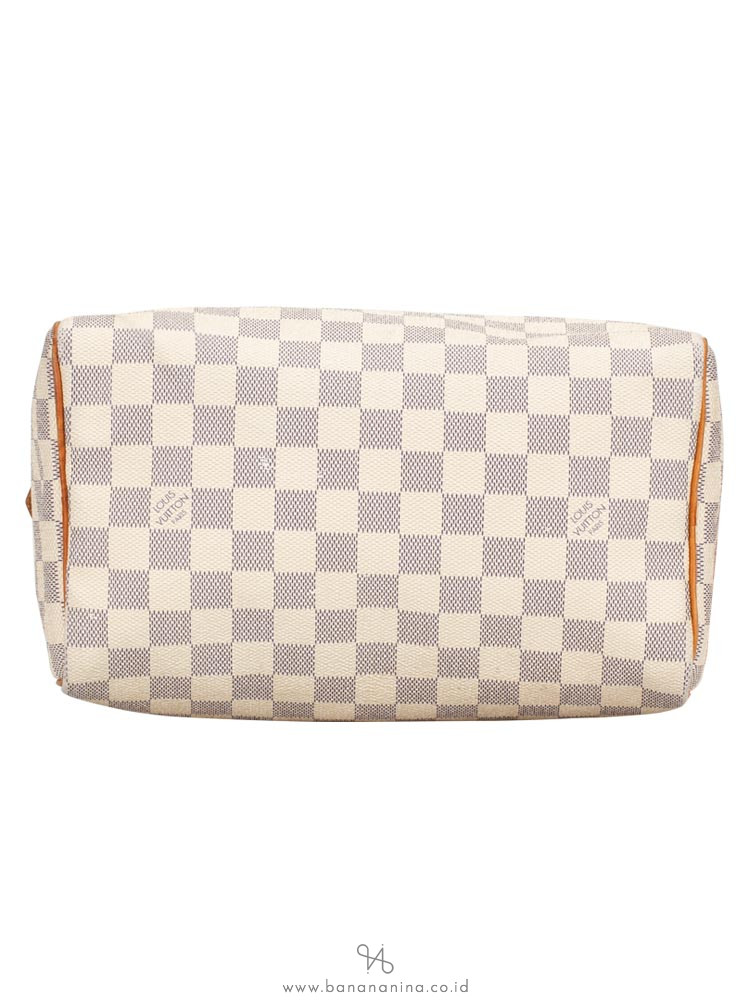 LOUIS VUITTON Damier Azur Speedy 25