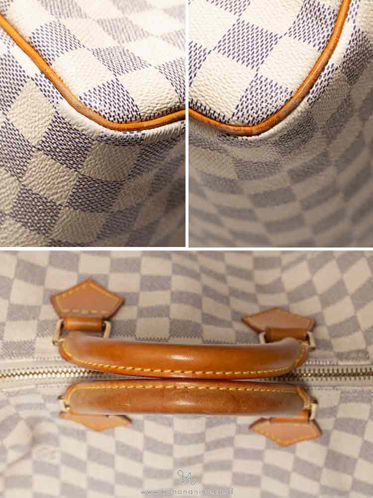 LOUIS VUITTON Damier Azur Speedy 25