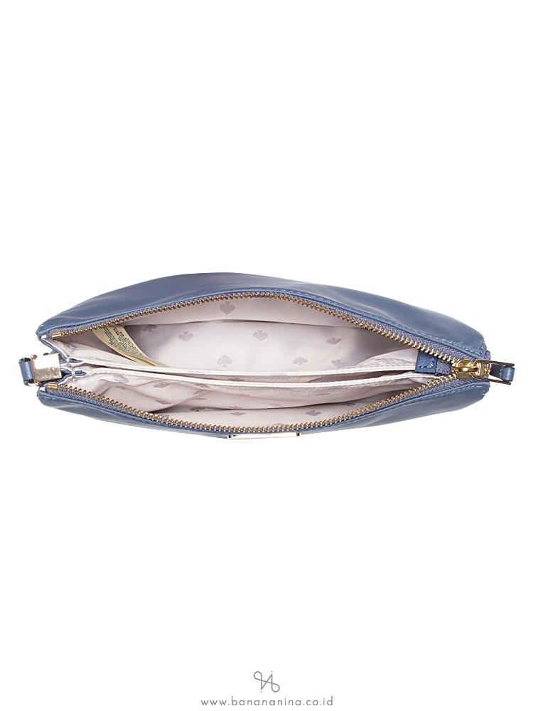 KATE SPADE Dawn Triple Gusset Crossbody Constellation Blue