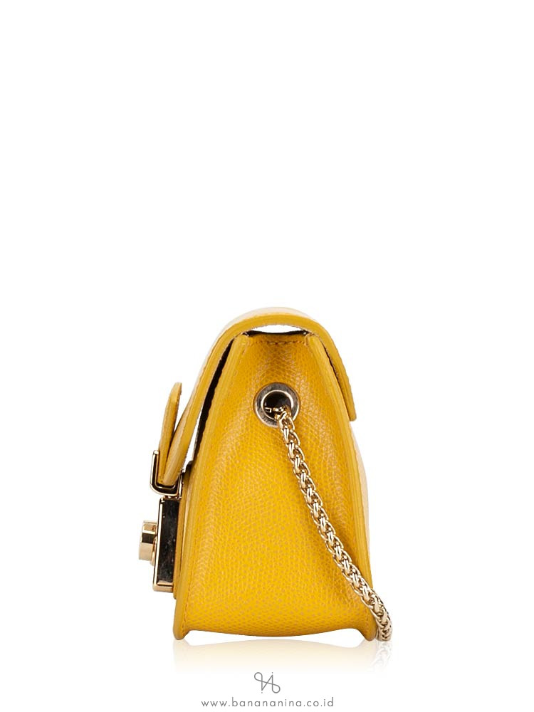 FURLA Metropolis Mini Crossbody Mustard