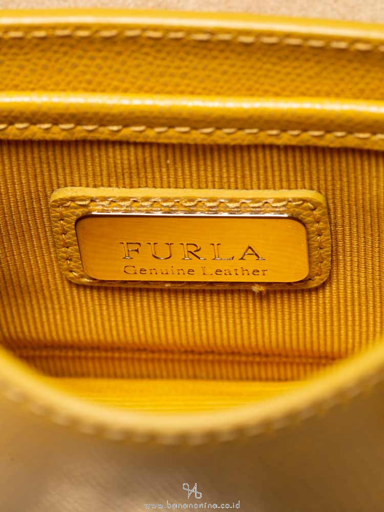 FURLA Metropolis Mini Crossbody Mustard