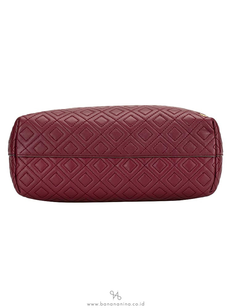 TORY BURCH Fleming Small Tote Imperial Garnet