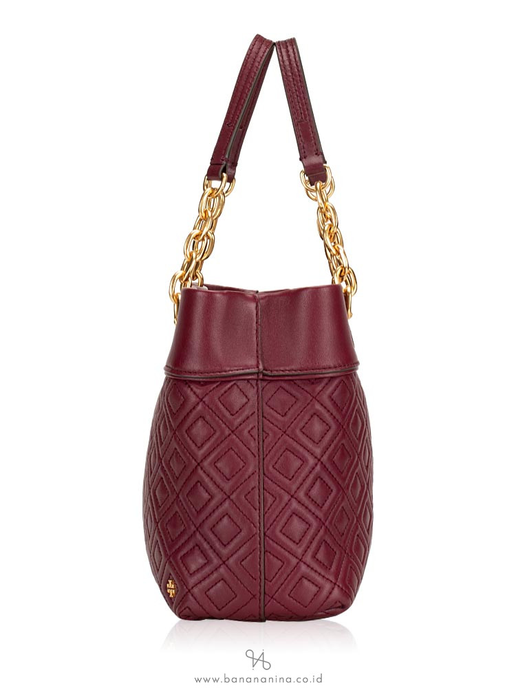 TORY BURCH Fleming Small Tote Imperial Garnet