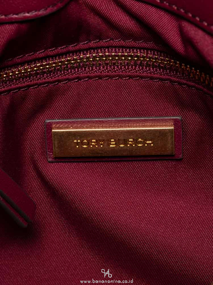 TORY BURCH Fleming Small Tote Imperial Garnet