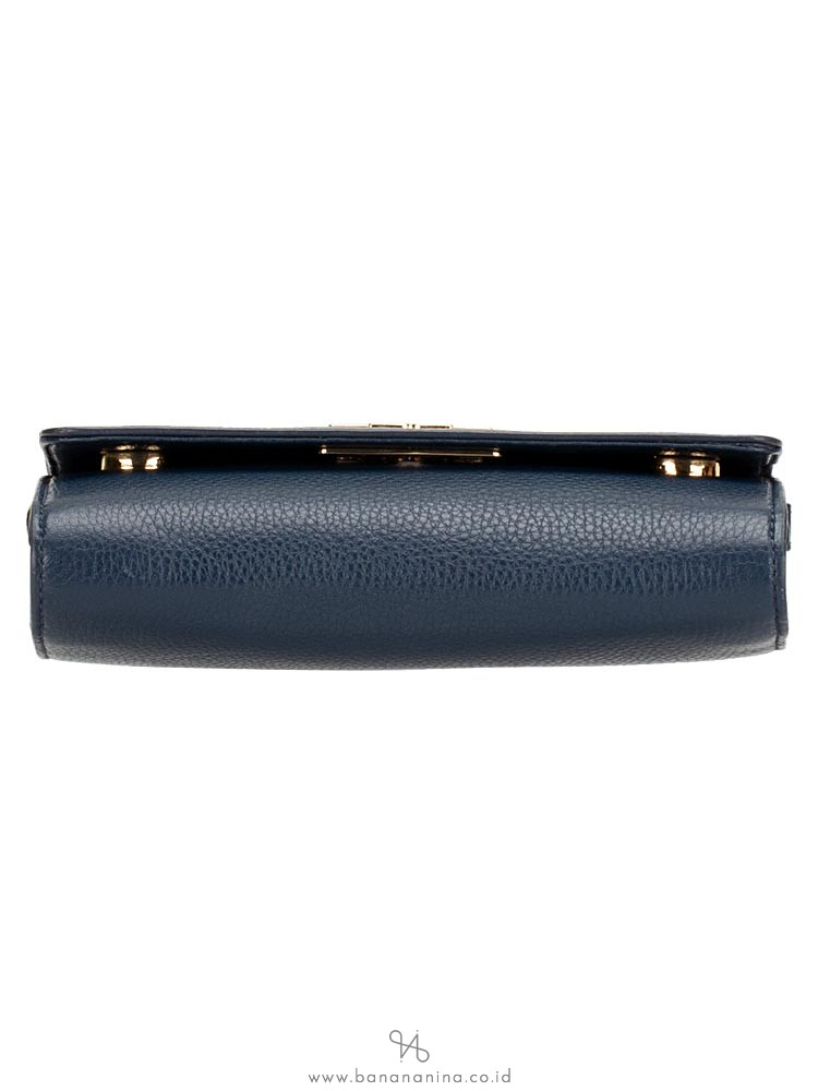 TORY BURCH Britten Leather Chain Wallet Hudson Bay