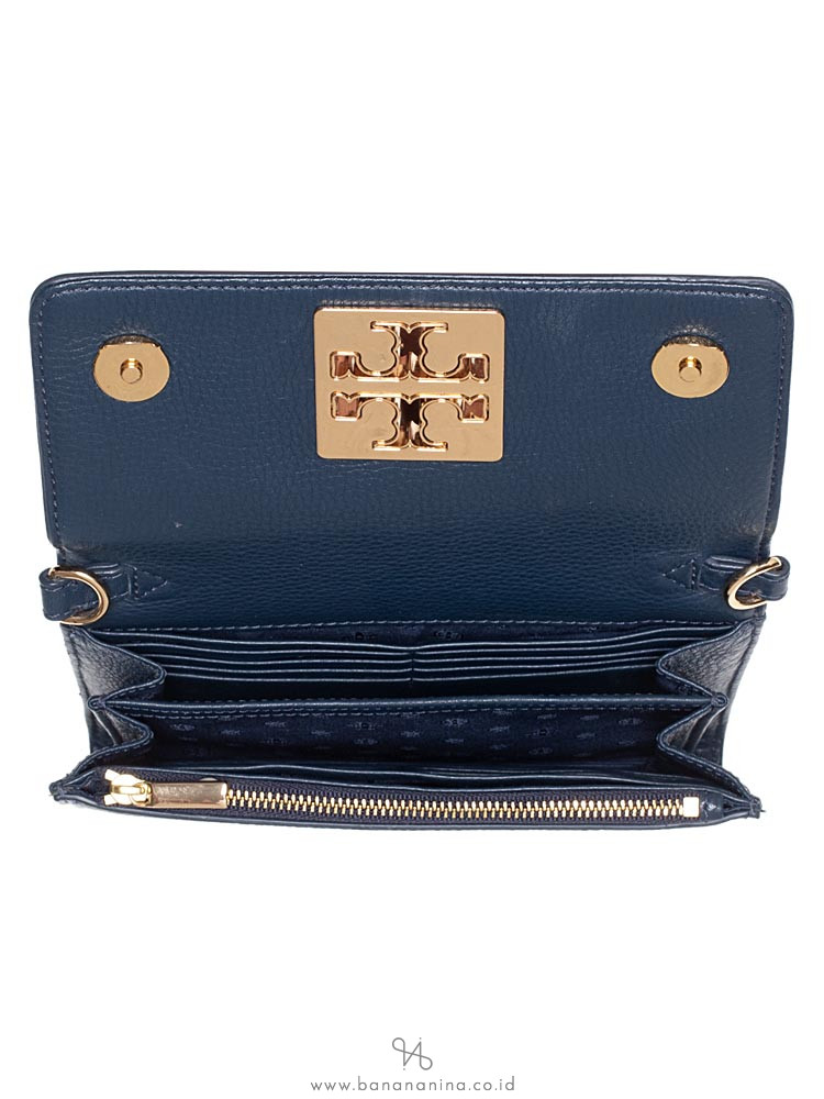 TORY BURCH Britten Leather Chain Wallet Hudson Bay